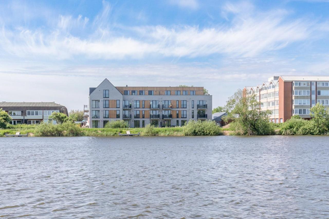 Apartment N14 Direkt Am Nordseedeich Mit Blick Auf Den See Nordstrand Exterior foto